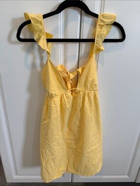 come and get it yellow party mini dress MORE TO COME Zia Mini Dress in Yellow